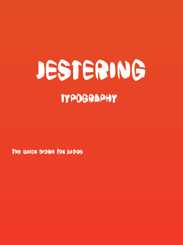 Jestering Poster