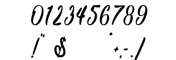 Jestho Fisher - Personal Use Font OTHER CHARS