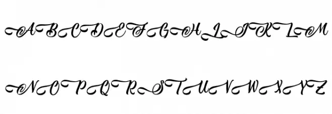 Jestho Fisher - Personal Use フォント 大文字