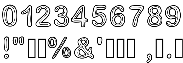 Jesuisdoublee Font OTHER CHARS