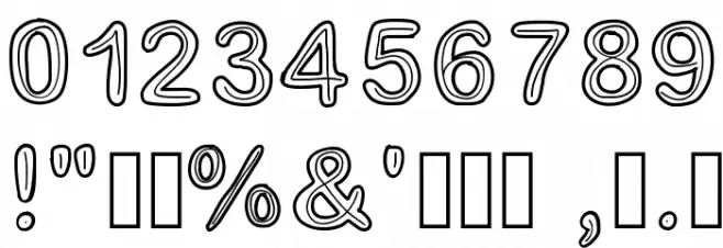 Jesuisdoublee Font OTHER CHARS