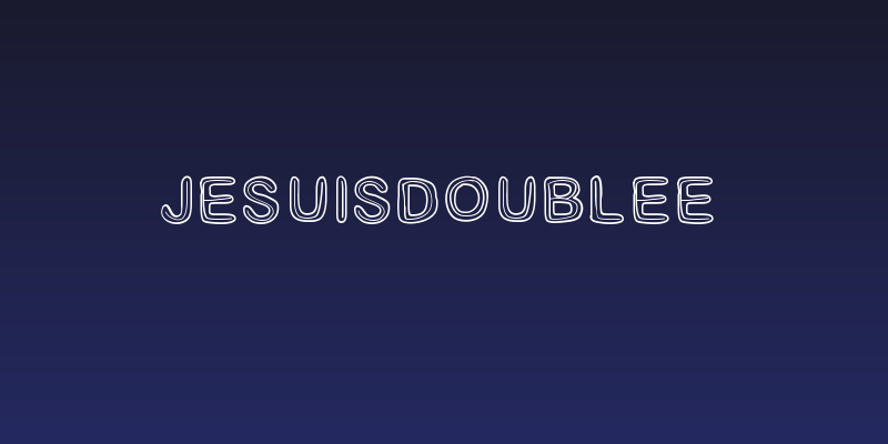 Jesuisdoublee Social Header