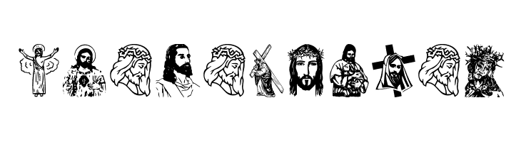 Jesus Calligraphy Font