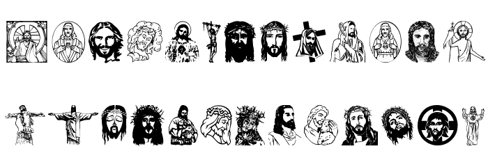 Jesus Christ Font LOWERCASE