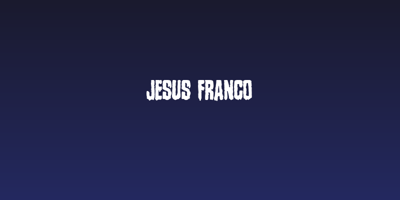 Jesus Franco Social Header