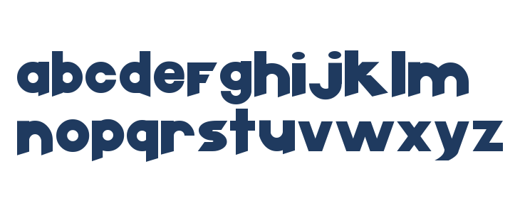 Jet Black Night Lowercase