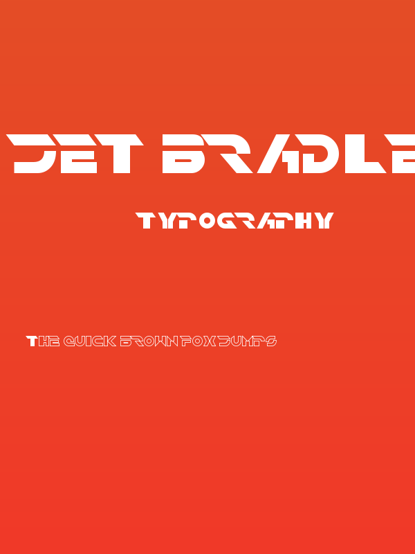 Jet Bradley Regular Poster