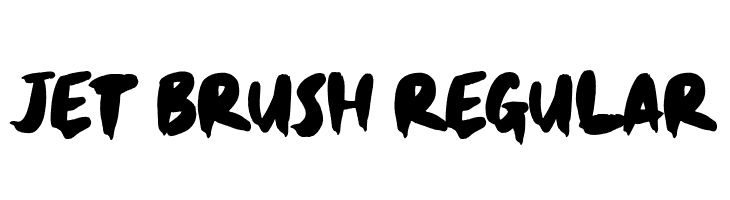 Jet Brush Regular  Frei Schriftart Herunterladen