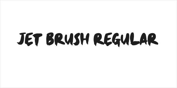 Jet Brush Regular Logo