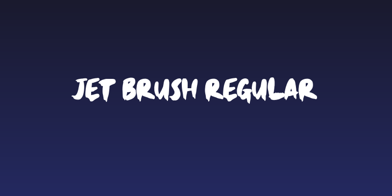 Jet Brush Regular Social Header