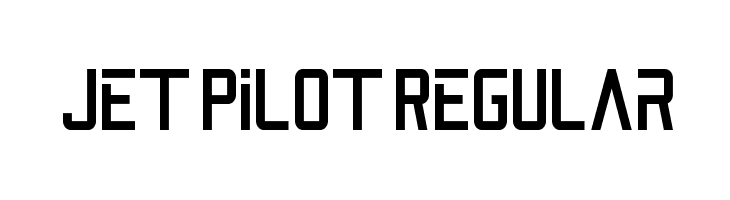 Jet Pilot Regular  font caratteri gratis