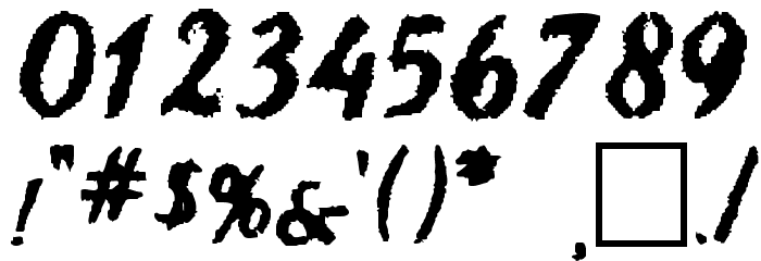 Jet Plane Font OTHER CHARS