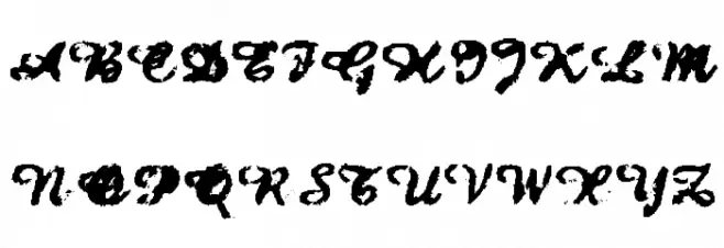 Jet Plane Schriftart Groß