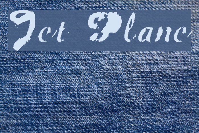 Jet Plane Font examples