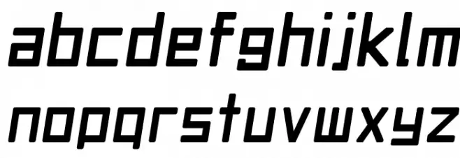 Jet Set Italic Fuentes MINÚSCULAS