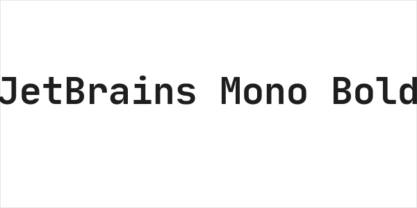 JetBrains Mono Bold Logo