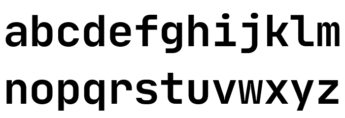 JetBrains Mono Bold Font LOWERCASE