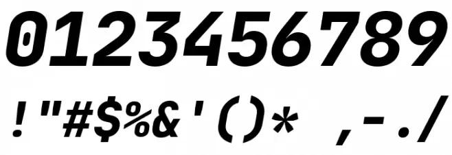JetBrains Mono ExtBd Ita Font OTHER CHARS