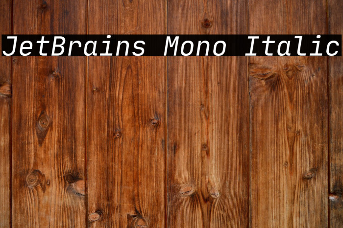 JetBrains Mono Italic Example 1