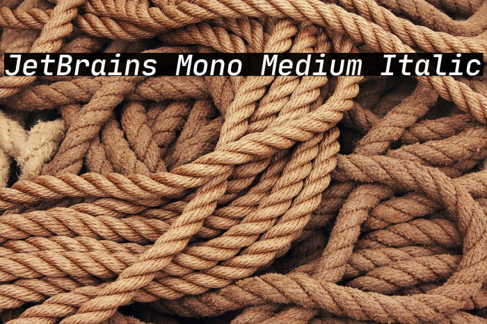 JetBrains Mono Medium Italic Example 2