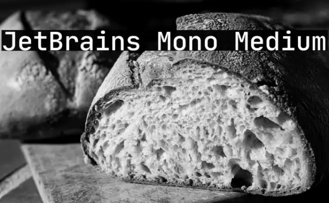 JetBrains Mono Medium Font examples
