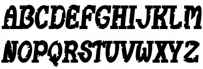 JetLag-BoldEaten Schriftart Kleinbuchstaben