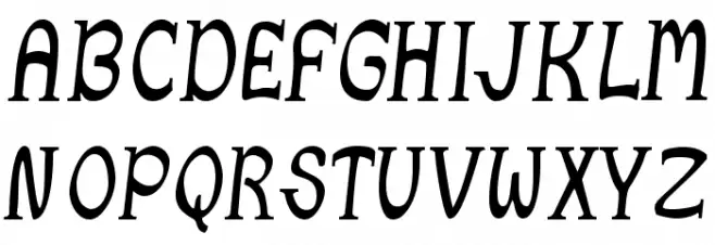 JetLag-MediumSerif Font Litere mari