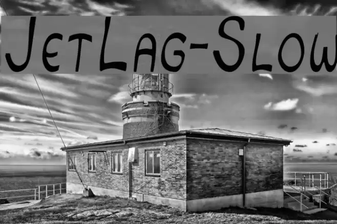 JetLag-Slow Font examples