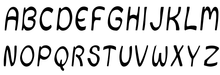 JetLag-Slow Font LOWERCASE