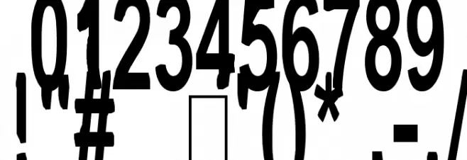 JetPak Juice Font OTHER CHARS