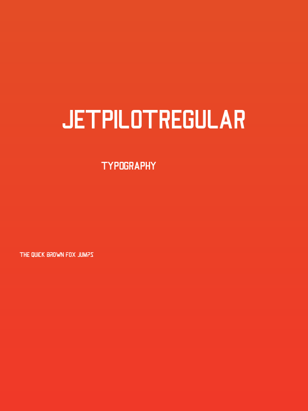JetPilotRegular Poster