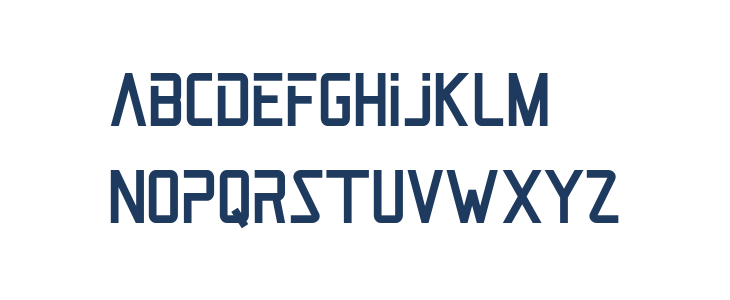 JetPilotRegular Lowercase