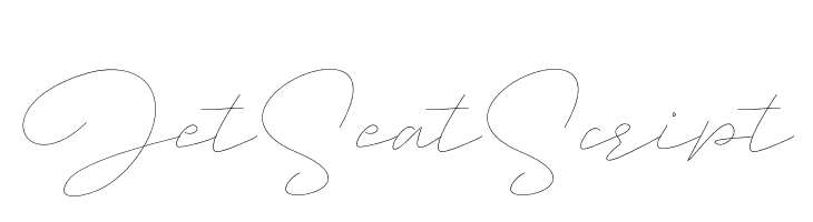 JetSeatScript  नि: शुल्क फ़ॉन्ट्स डाउनलोड