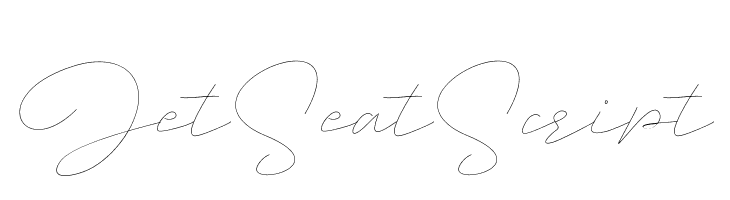 JetSeatScript  免费字体下载