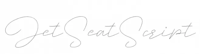 JetSeatScript  नि: शुल्क फ़ॉन्ट्स डाउनलोड