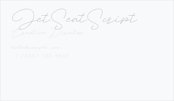 JetSeatScript Business Card
