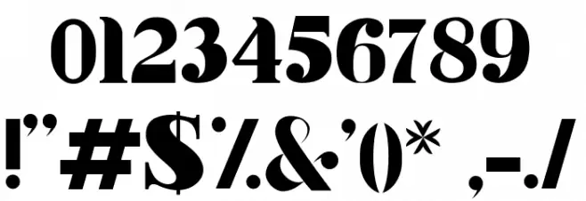 Jetfast Font OTHER CHARS