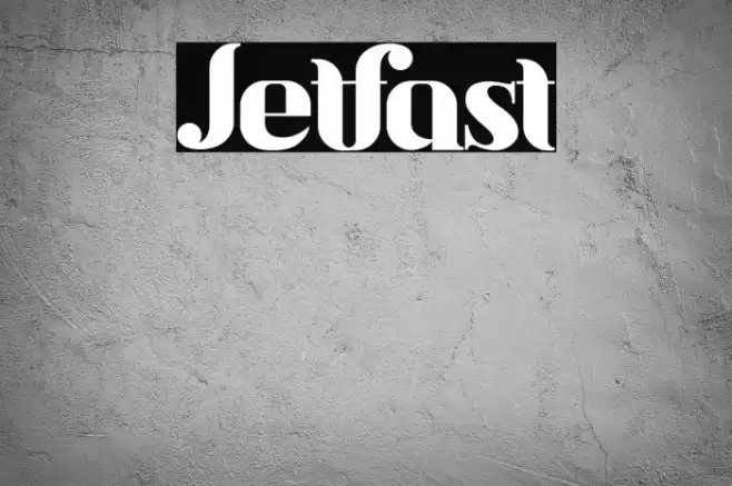 Jetfast Font examples