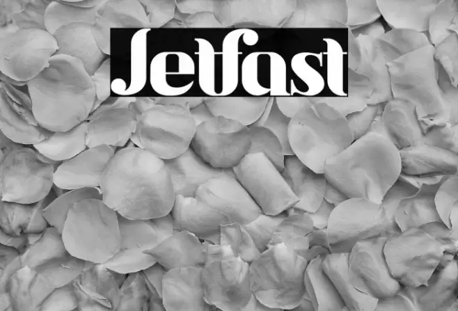 Jetfast Font examples