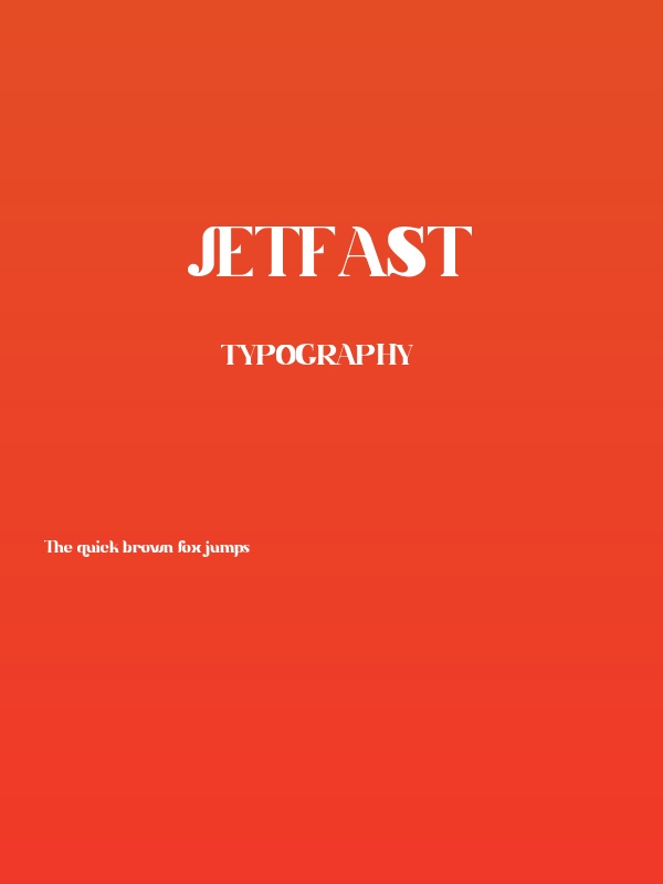 Jetfast Poster