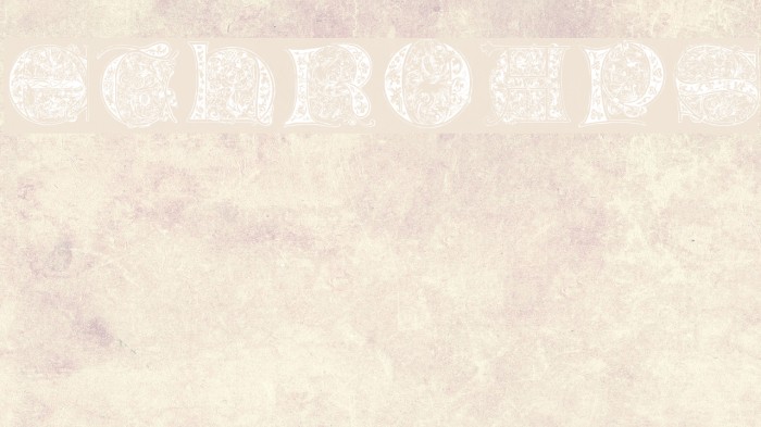 JethroCaps Font examples