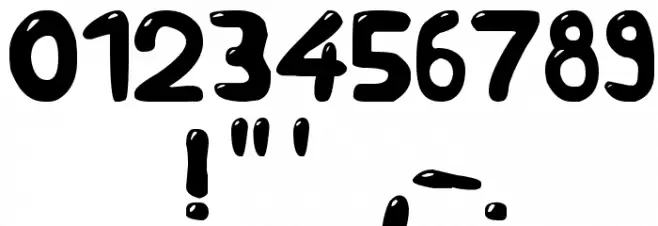 Jetmix フォント その他の文字