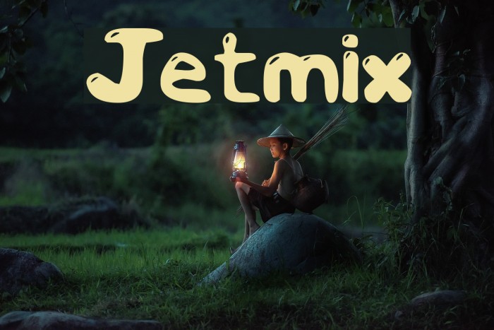 Jetmix Font examples
