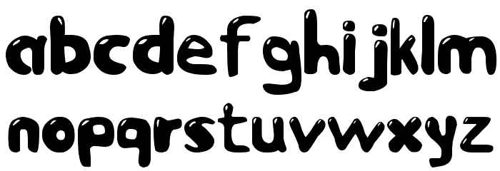 Jetmix Font LOWERCASE