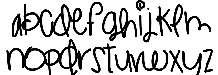 JetskisInSummer Font LOWERCASE