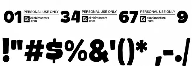 Jetsy Trial Regular Font OTHER CHARS