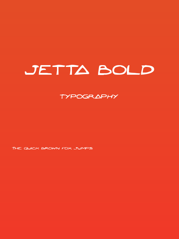 Jetta Bold Poster