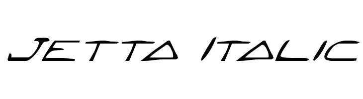 Jetta Italic Font