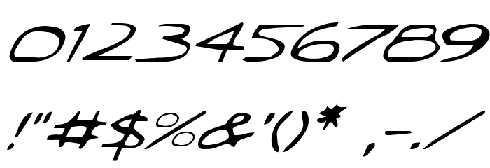 Jetta Italic Font OTHER CHARS