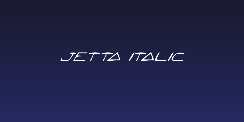 Jetta Italic Social Header